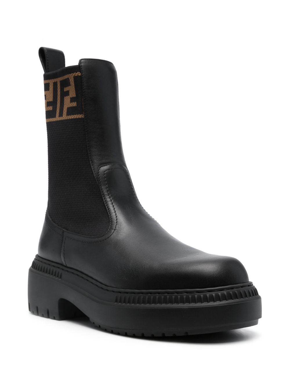 Fendi Biker Domino
in pelle nera