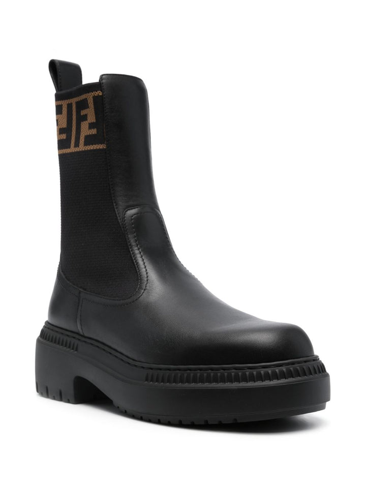Fendi Biker Domino
in pelle nera