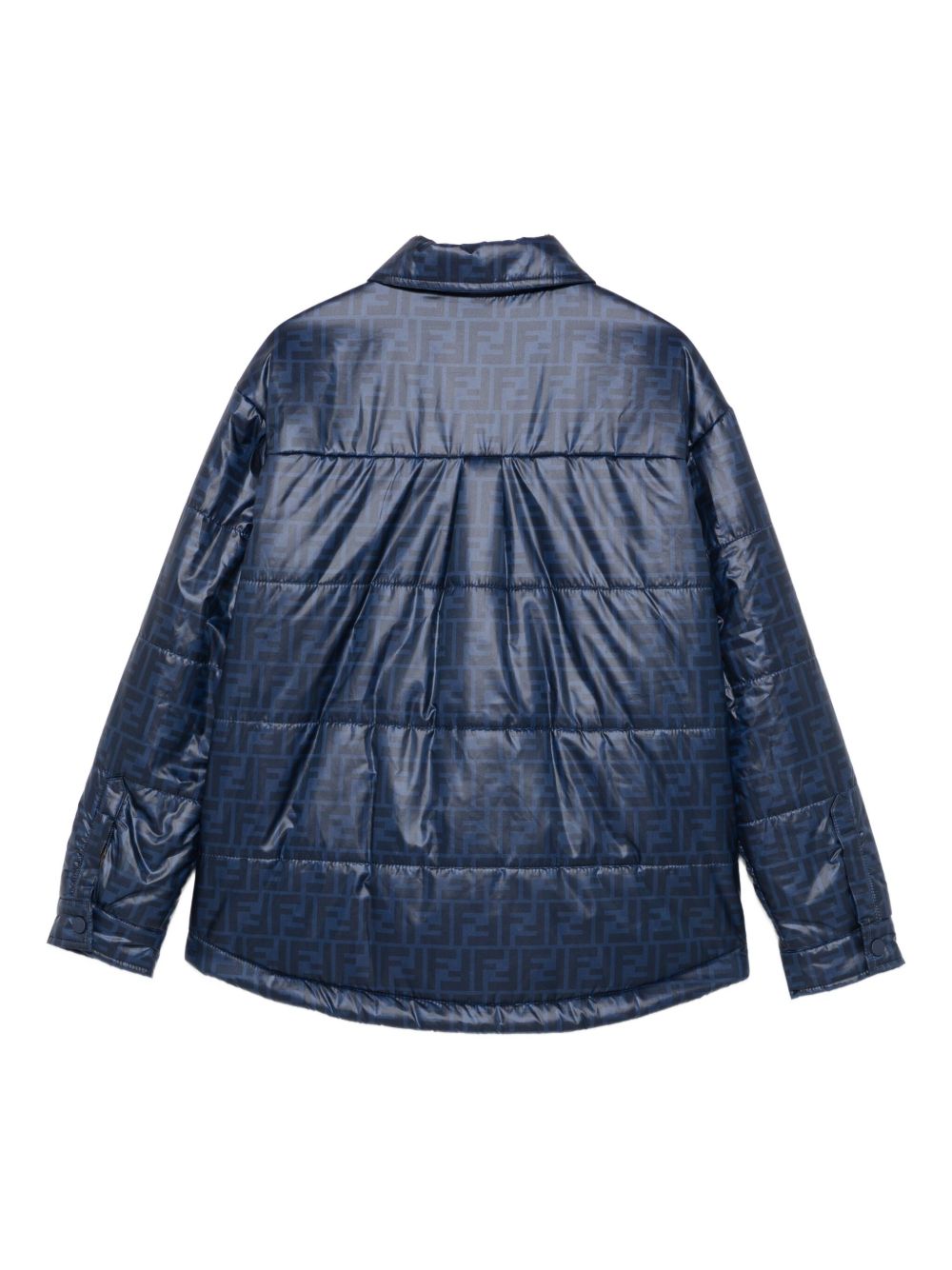 Fendi Kids Giacca camicia imbottita