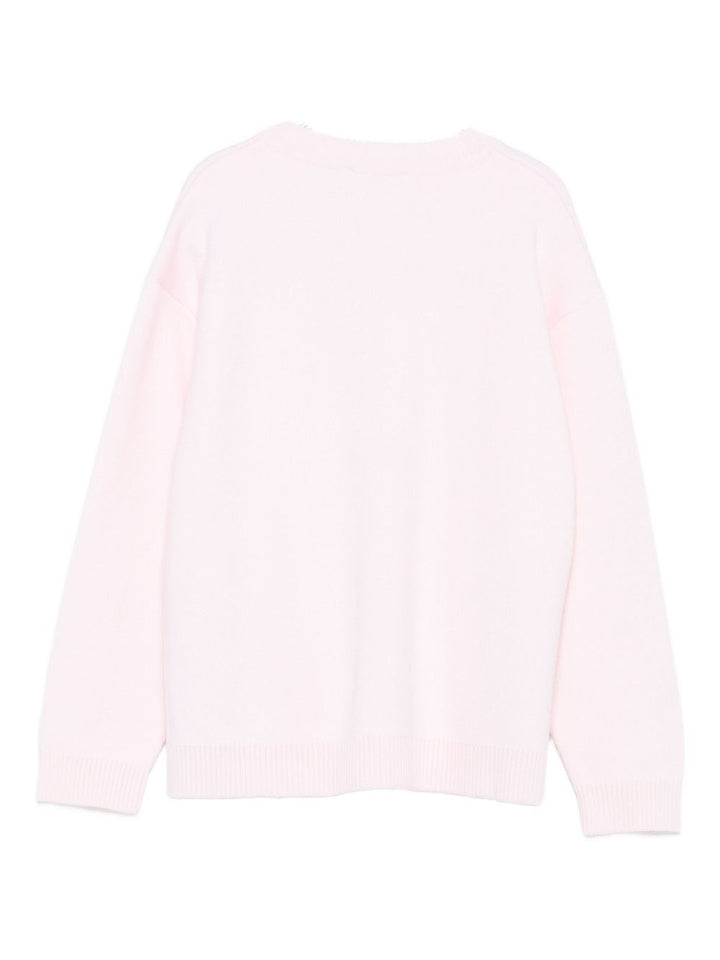 Fendi Kids Maglia di lana junior color rosa