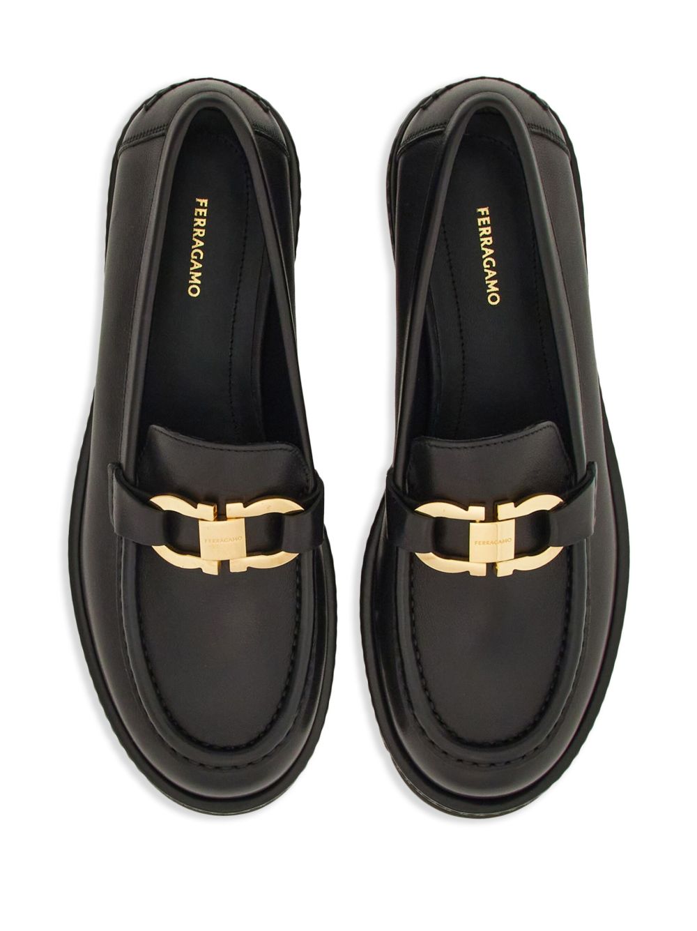 Ferragamo Mocassini con placca Gancini