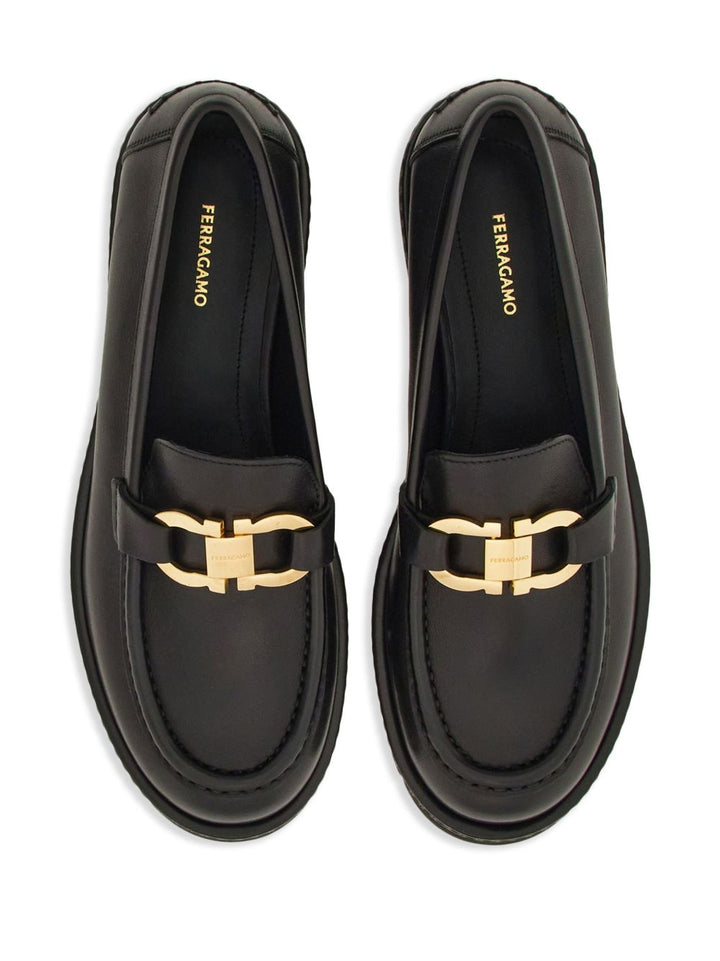 Ferragamo Mocassini con placca Gancini