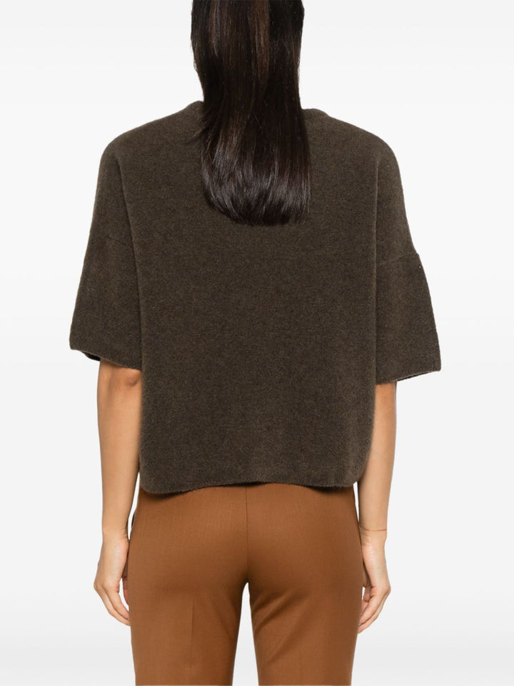 Filippa K Maglione in misto lana spazzolata color caffè