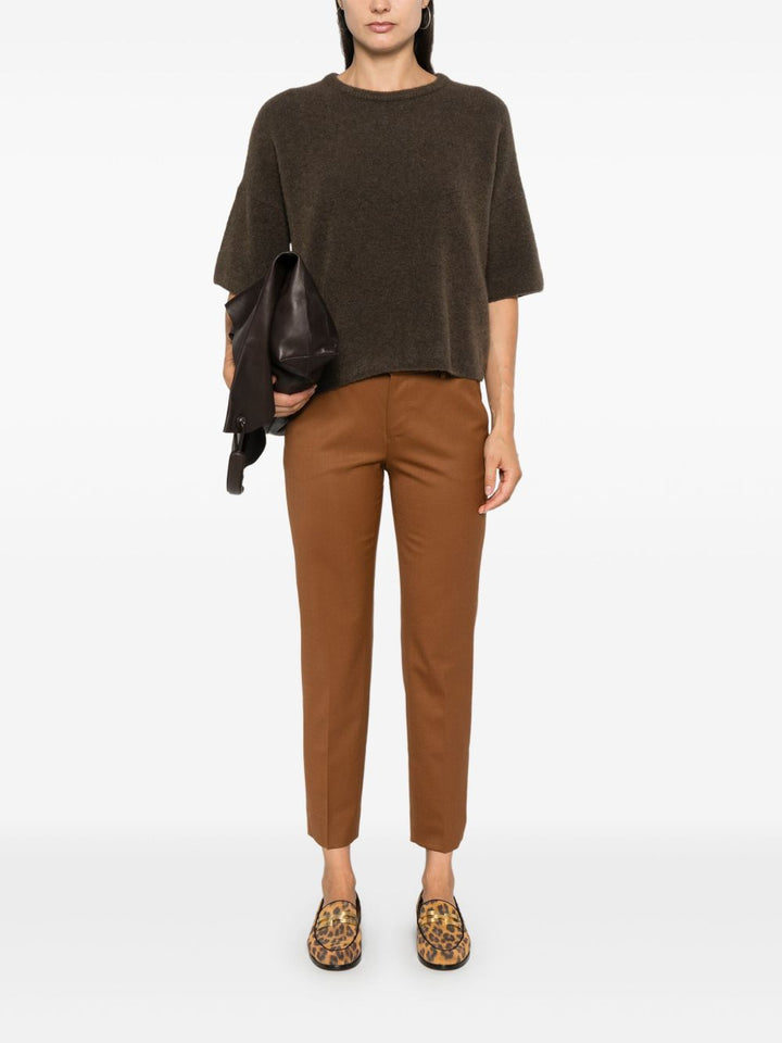 Filippa K Maglione in misto lana spazzolata color caffè