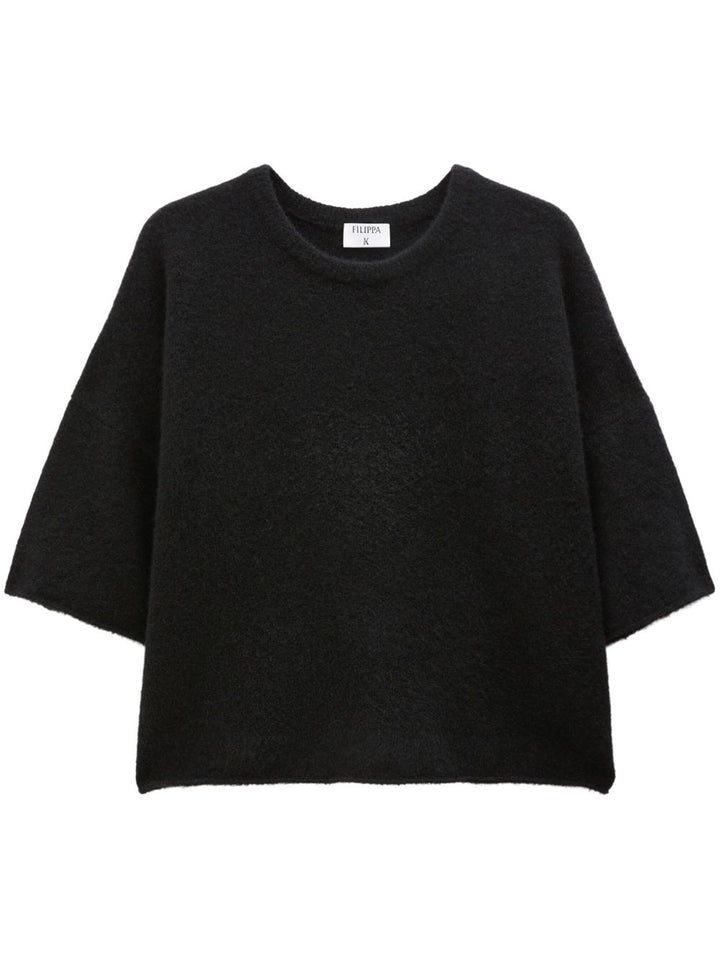 Filippa K
Maglione in misto lana spazzolata color nero
