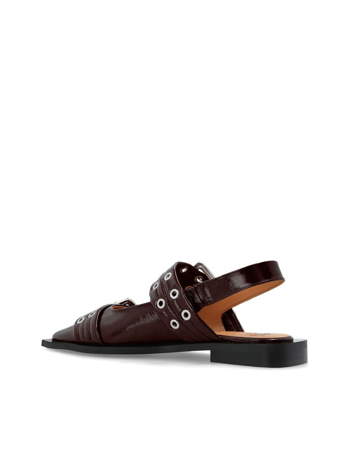 GANNI Ballerine con fibbia