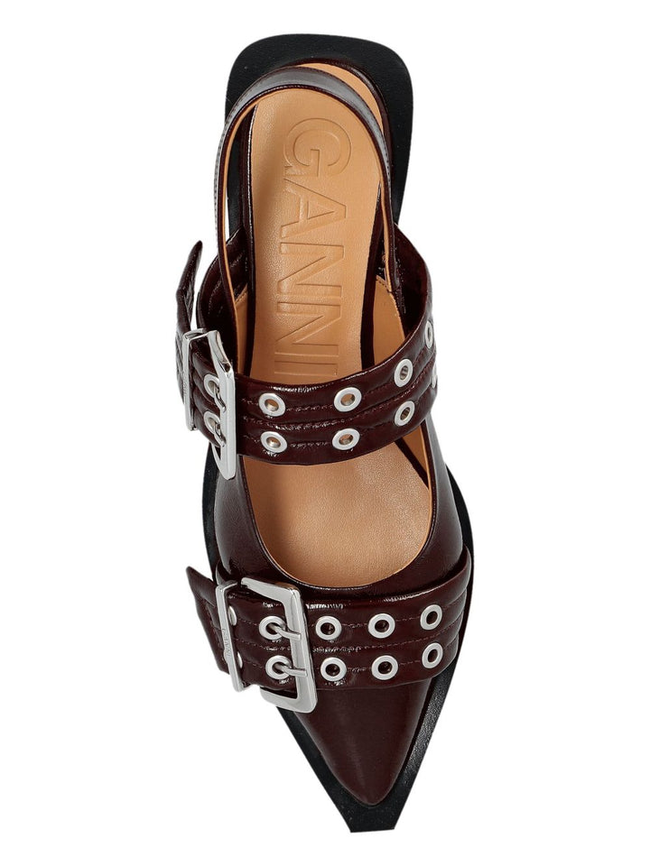 GANNI
Ballerine con fibbia