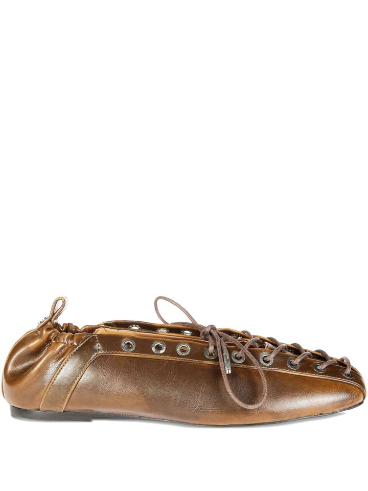 GANNI Ballerine con occhielli