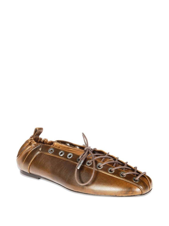 GANNI Ballerine con occhielli