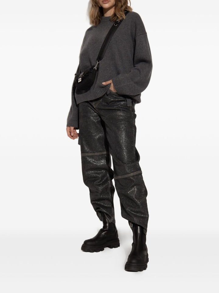 GANNI Stivaletti in pelle 55mm