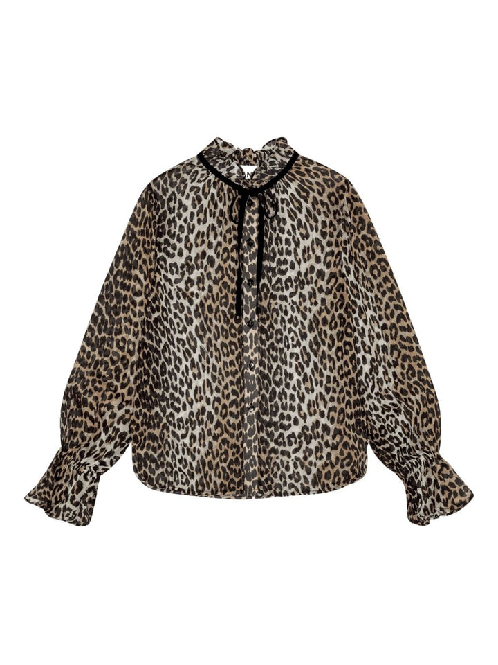 GANNI
Blusa con stampa