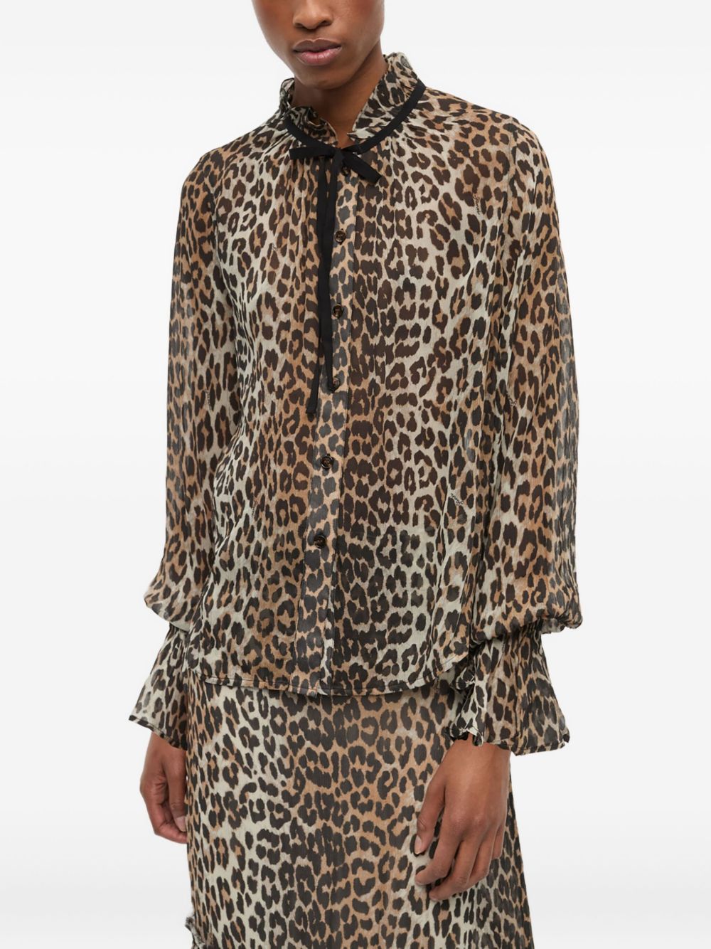 GANNI
Blusa con stampa