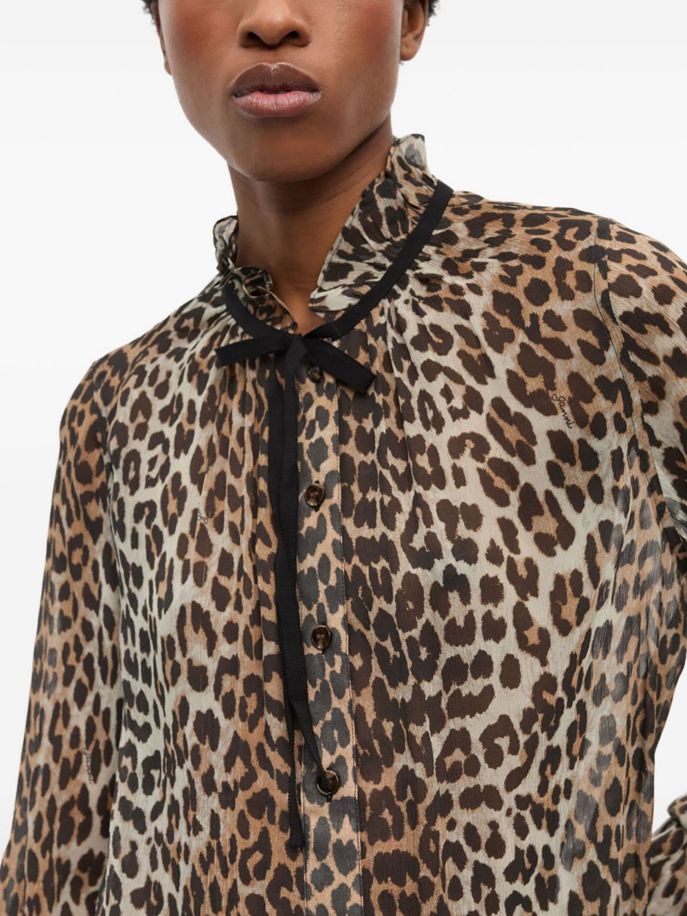 GANNI
Blusa con stampa