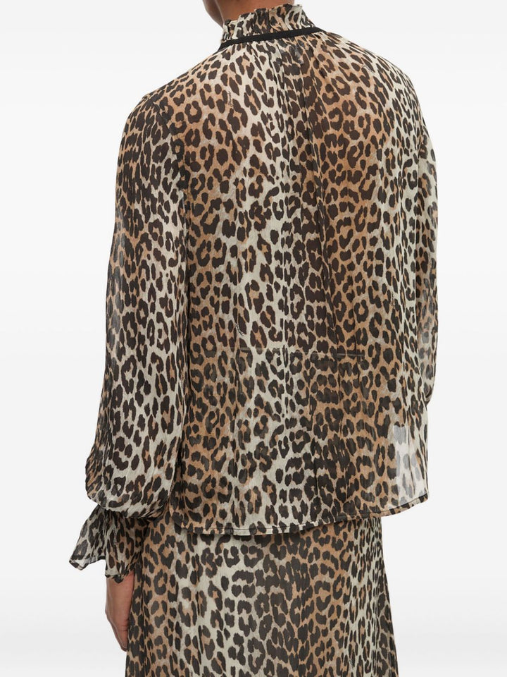 GANNI
Blusa con stampa