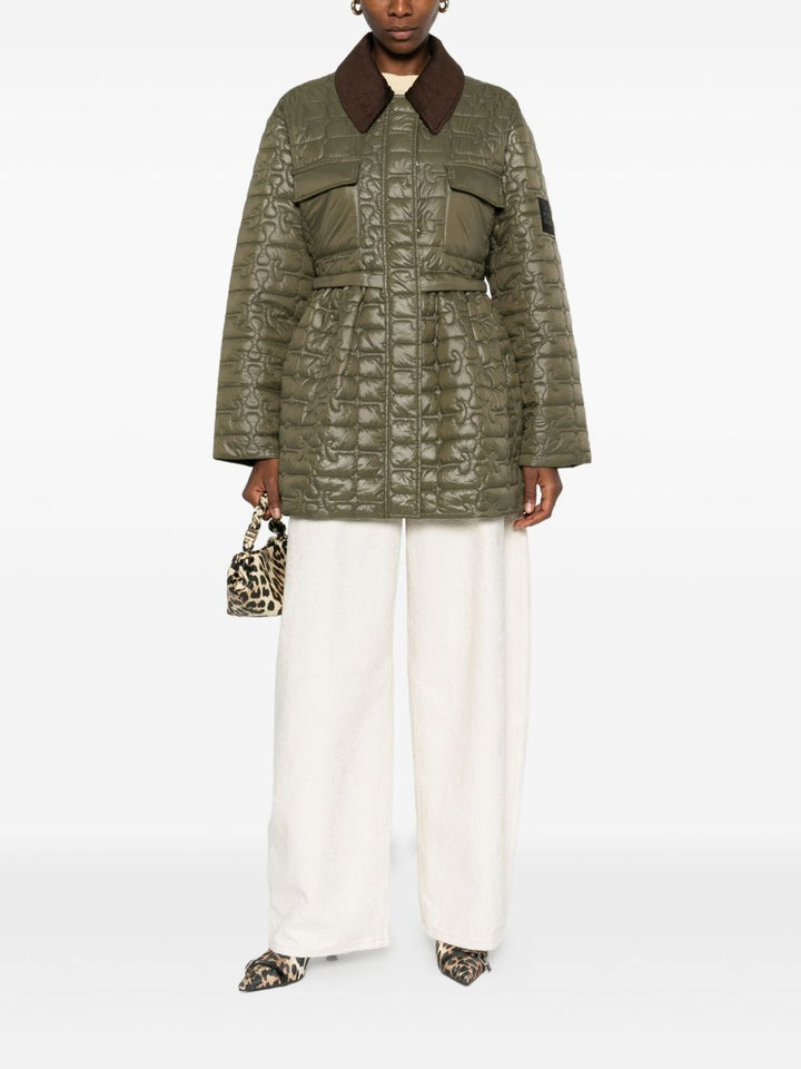 GANNI Giacca con colletto a coste