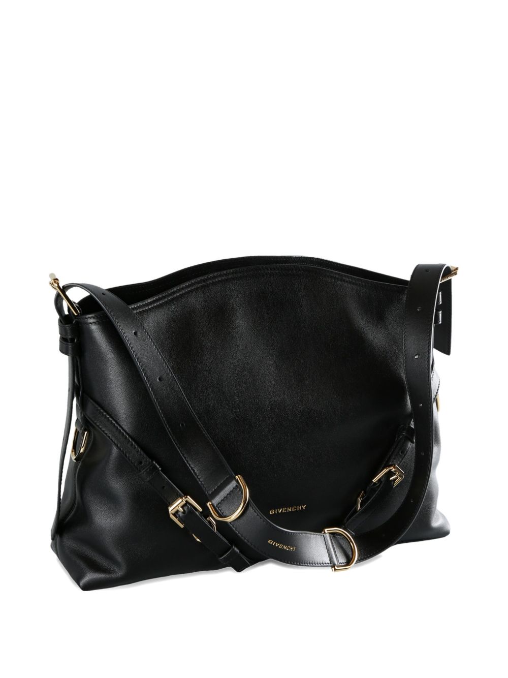 Givenchy Borsa Voyou media in pelle lucida