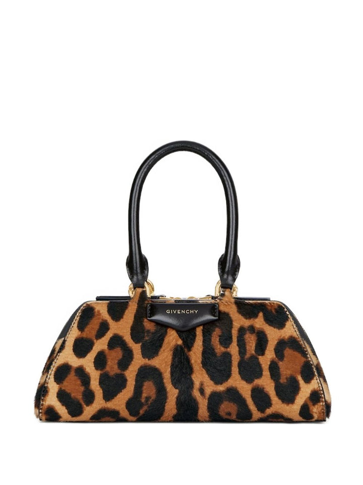 Givenchy
Borsa Antigona East-West mini in pelle con stampa leopardo