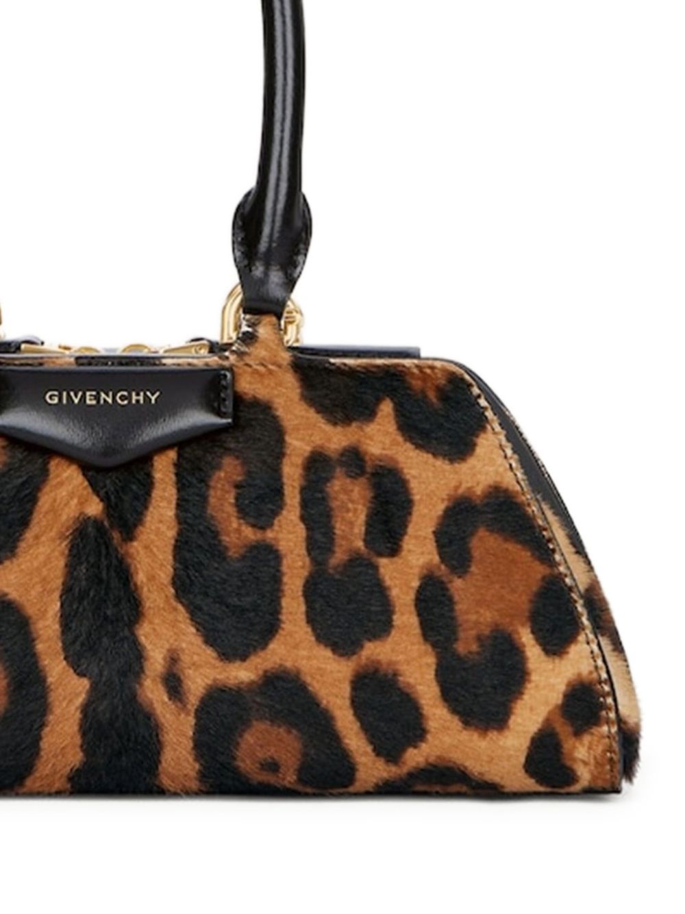 Givenchy
Borsa Antigona East-West mini in pelle con stampa leopardo