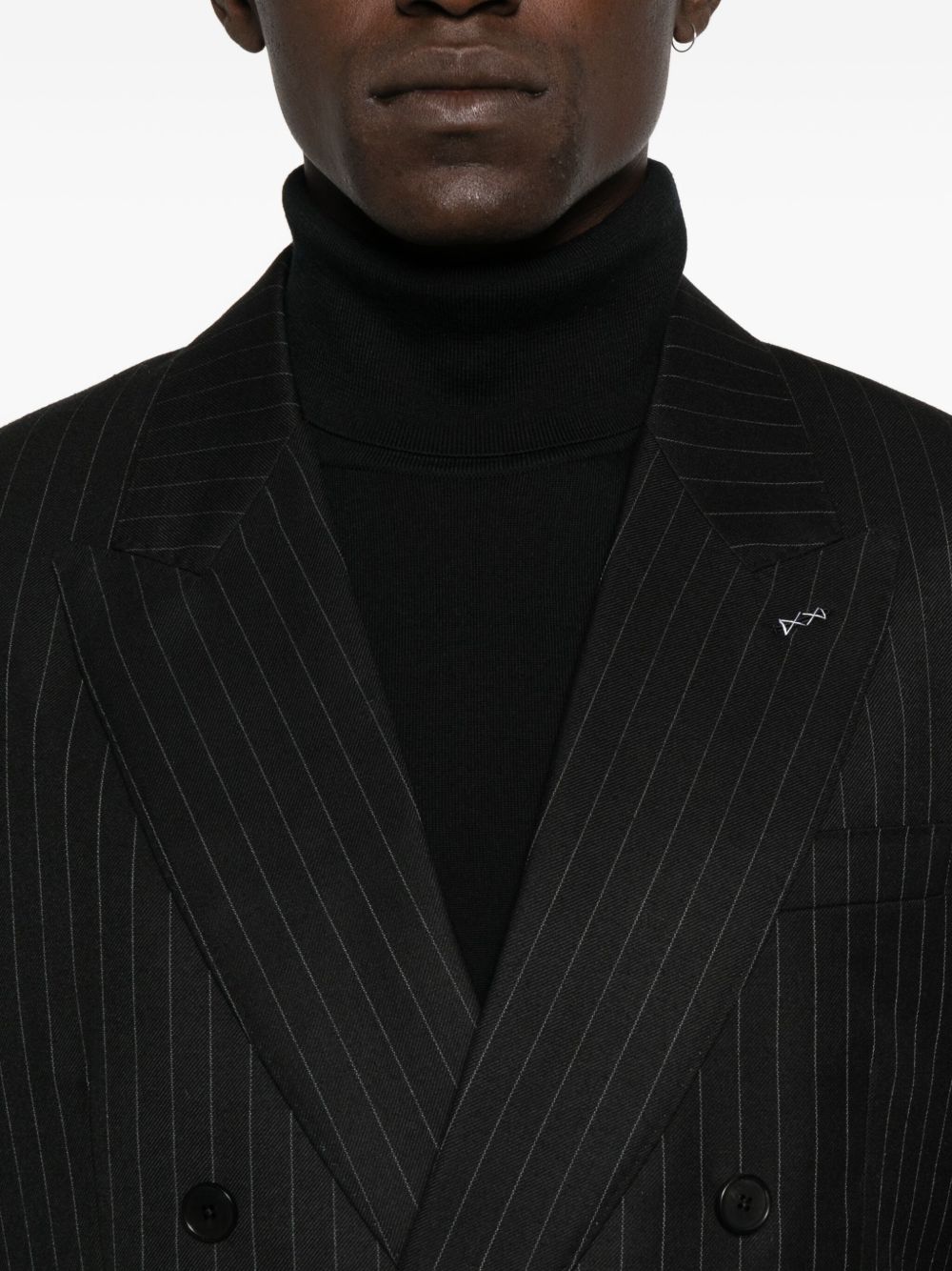 Givenchy
Giacca a righe aderente in lana
