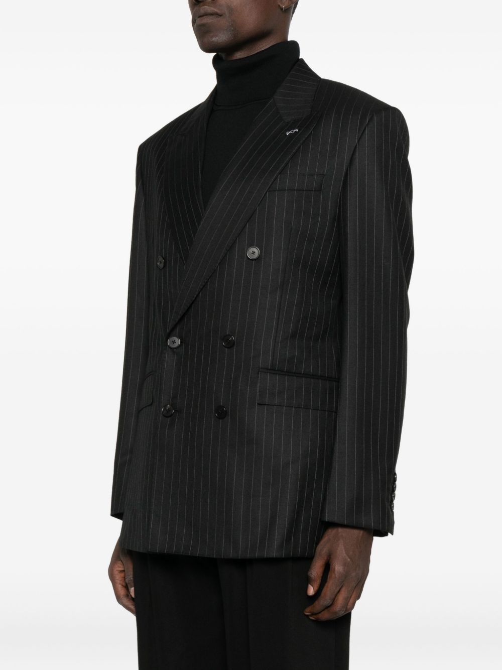 Givenchy
Giacca a righe aderente in lana