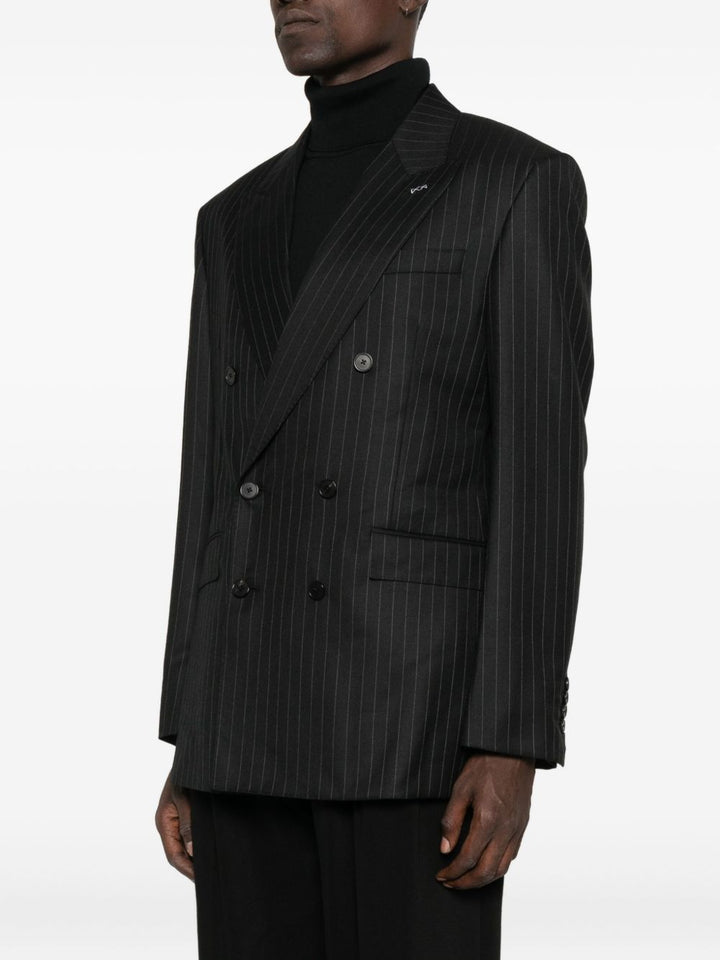Givenchy
Giacca a righe aderente in lana