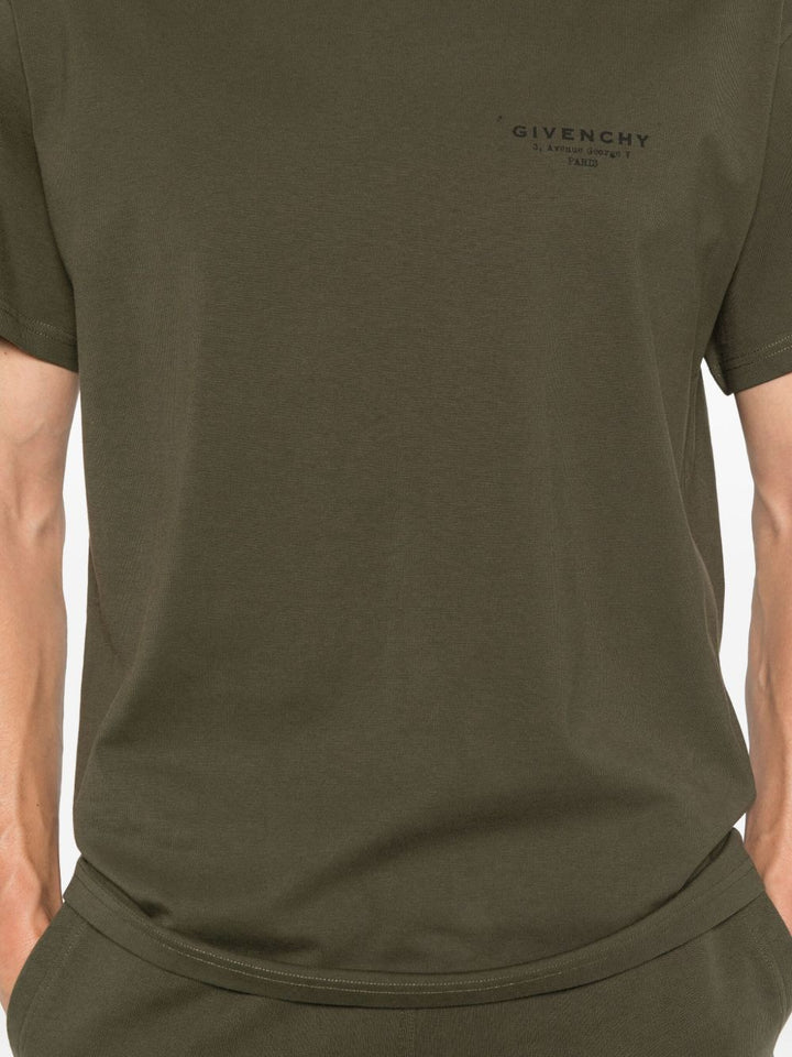 Givenchy T-shirt in cotone con stampa GIVENCHY Stamp