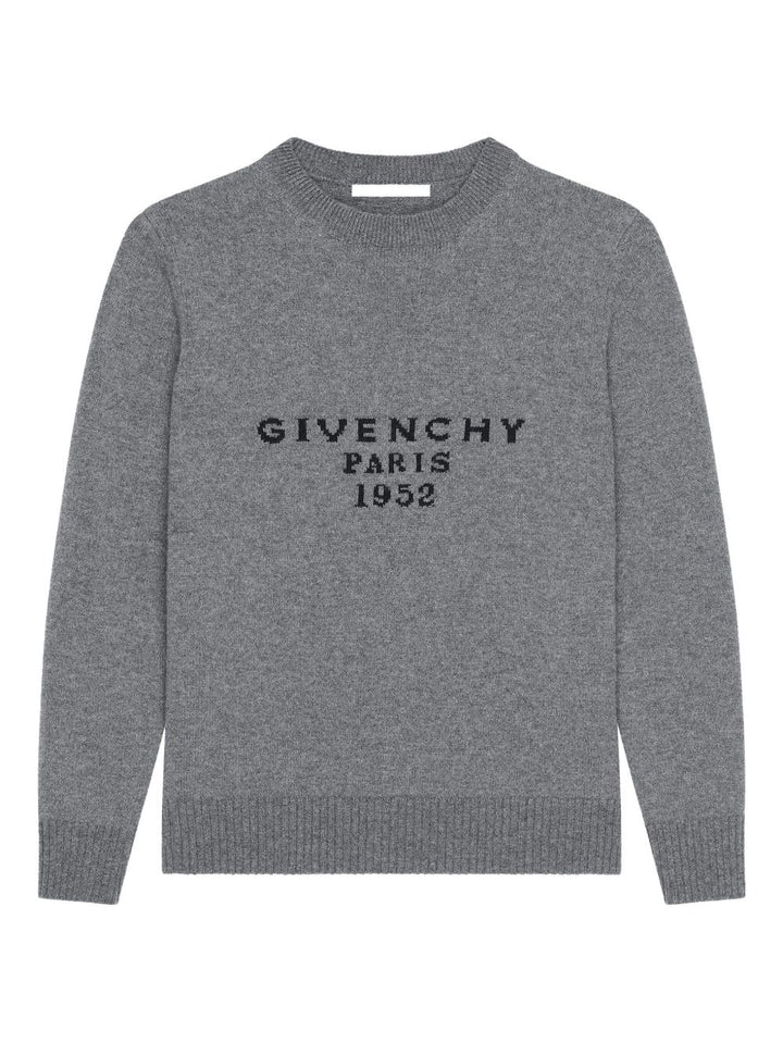 Givenchy Maglione con logo jacquard
