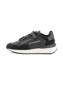 Givenchy Kids Sneakers con inserti in pelle scamosciata