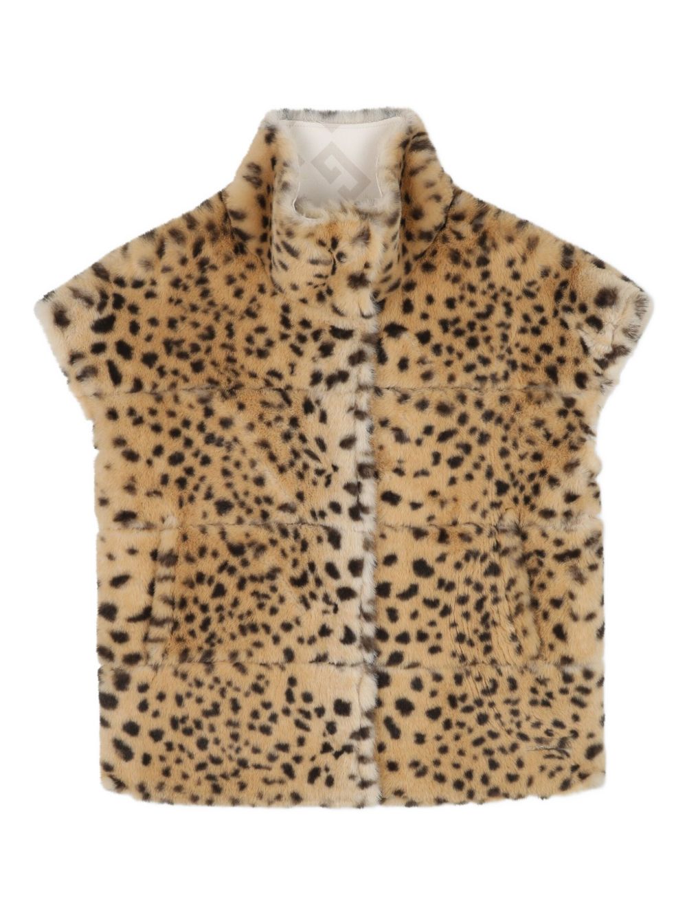 Givenchy Kids
Gilet con fodera in pelliccia sintetica leopardata