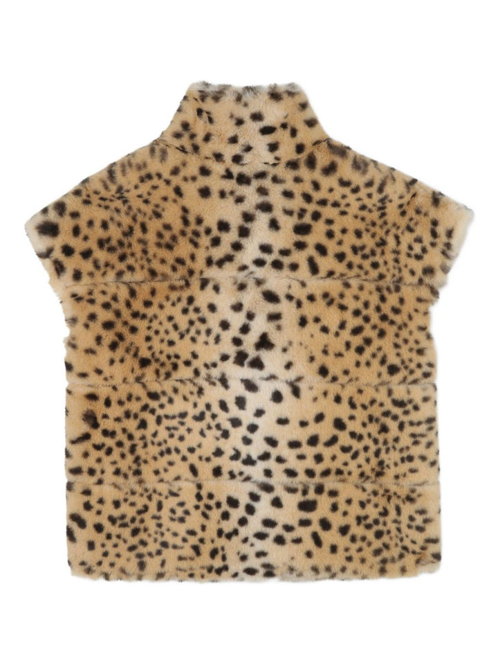 Givenchy Kids
Gilet con fodera in pelliccia sintetica leopardata