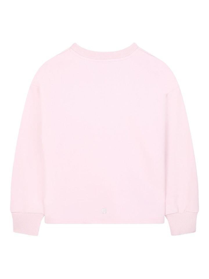 Givenchy Kids Maglia rosa