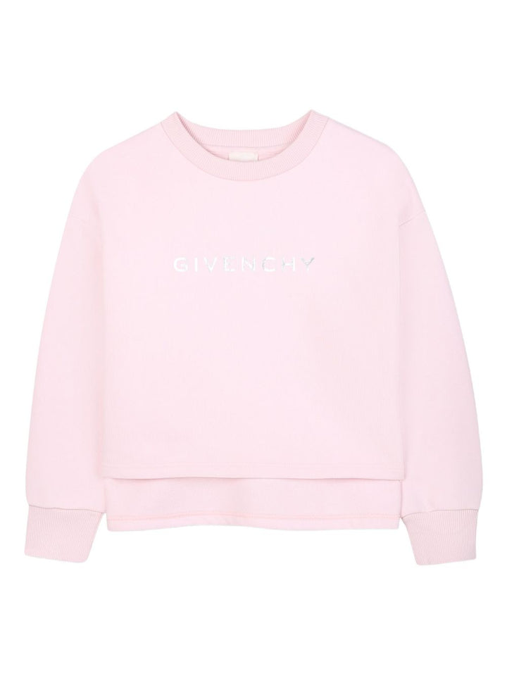 Givenchy Kids Maglia rosa