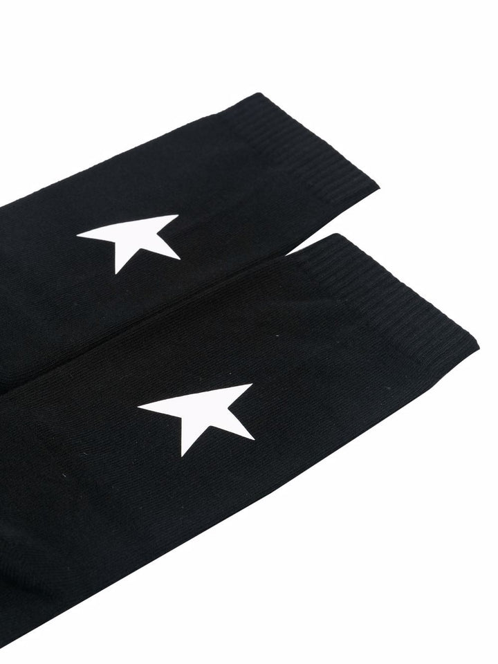 Golden Goose
calzini neri in cotone elasticizzato