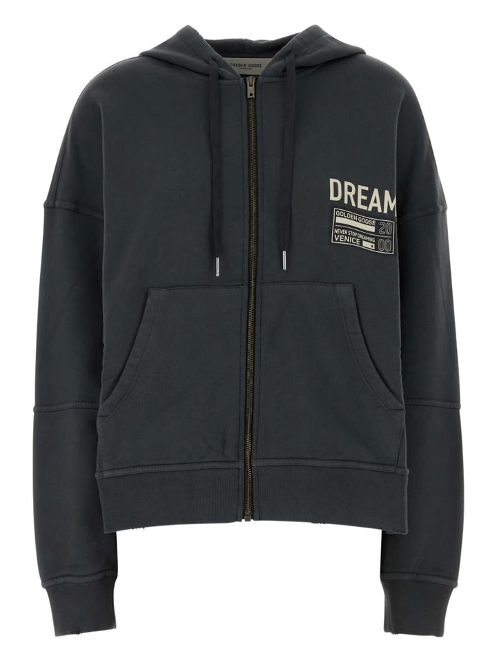 Golden Goose Felpa con cappuccio e zip