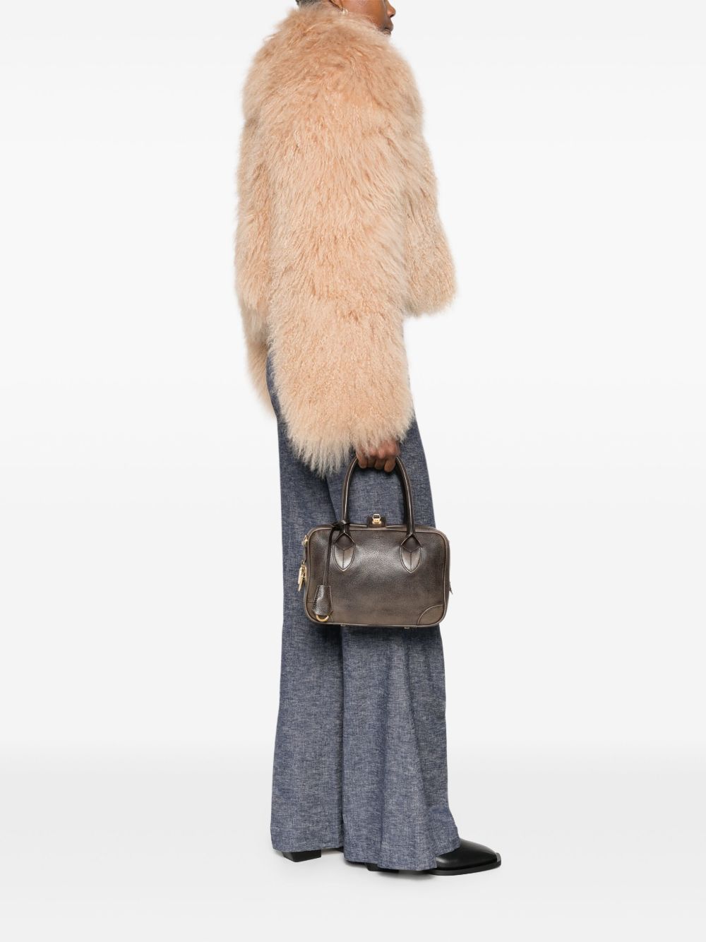 Golden GooseVita Bag in pelle vintage