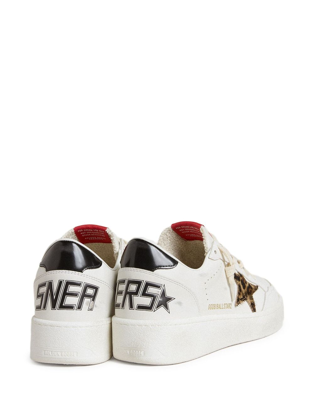 Golden Goose Sneakers in pelle con stampa leopardata