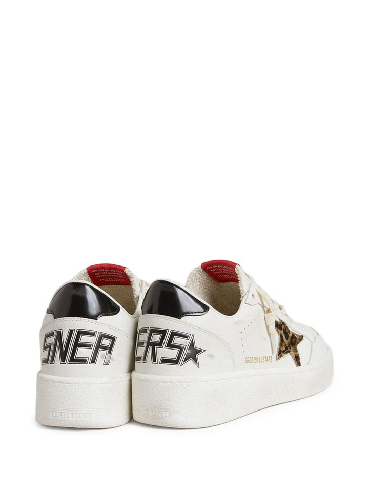 Golden Goose Sneakers in pelle con stampa leopardata