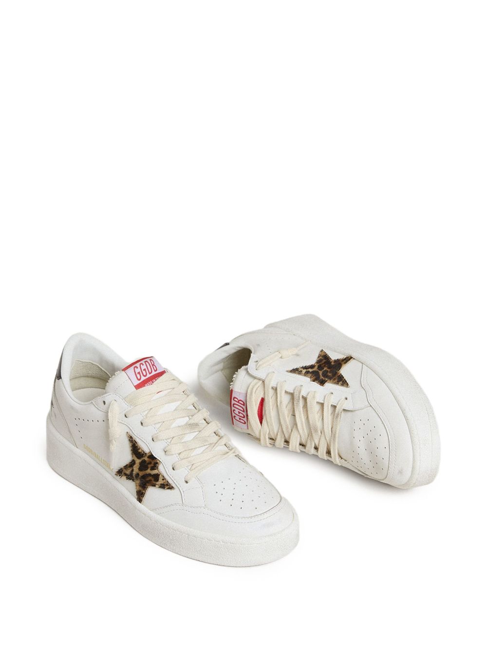 Golden Goose Sneakers in pelle con stampa leopardata