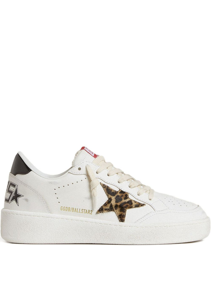 Golden Goose Sneakers in pelle con stampa leopardata