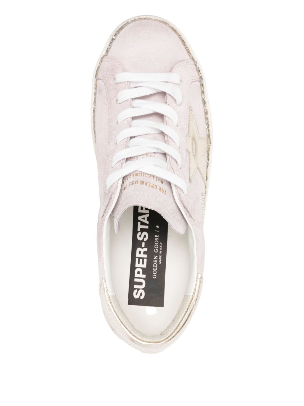 Golden Goose

Sneakers rosa chiaro con glitter