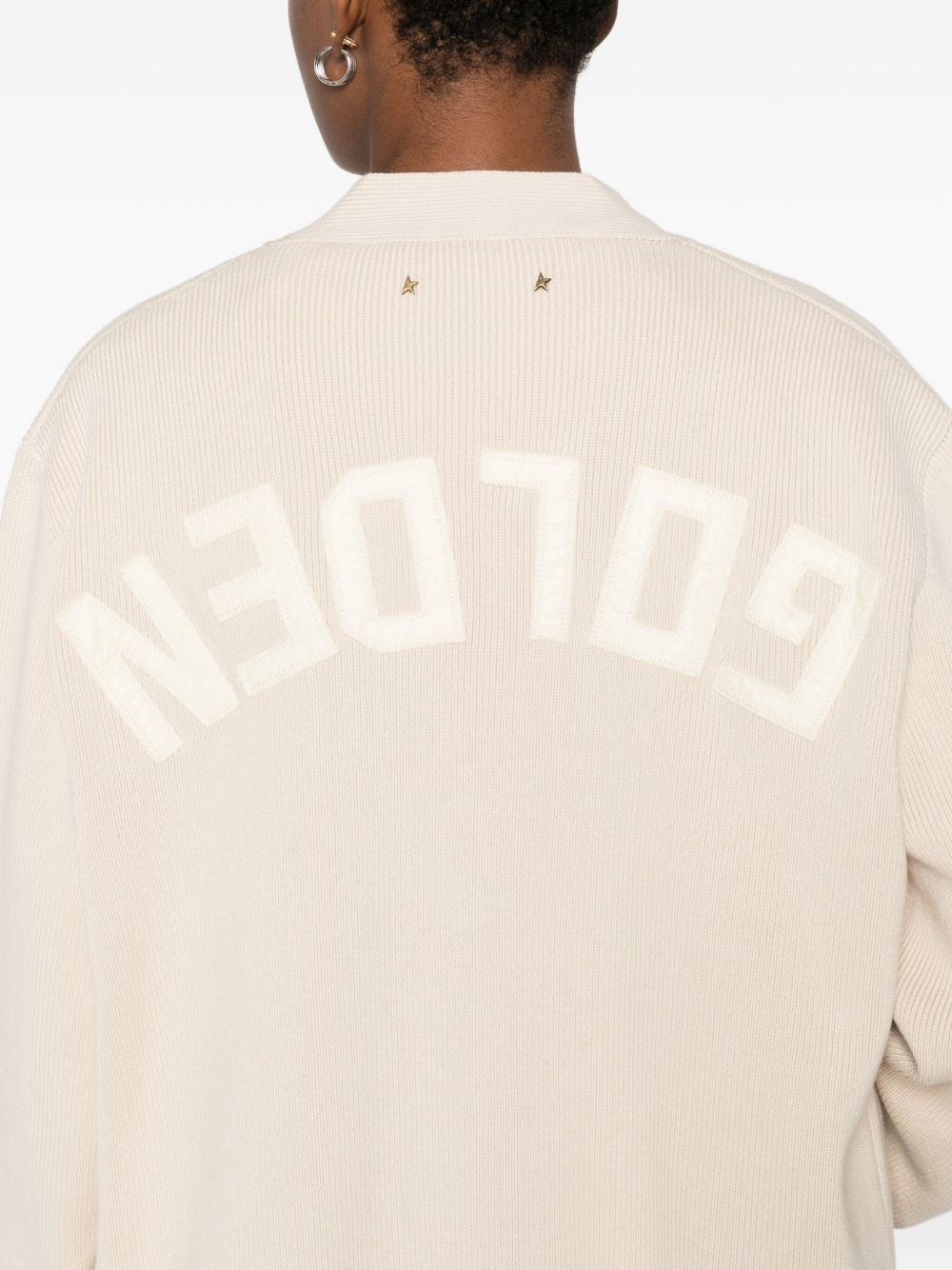 Golden Goose Cardigan color crema