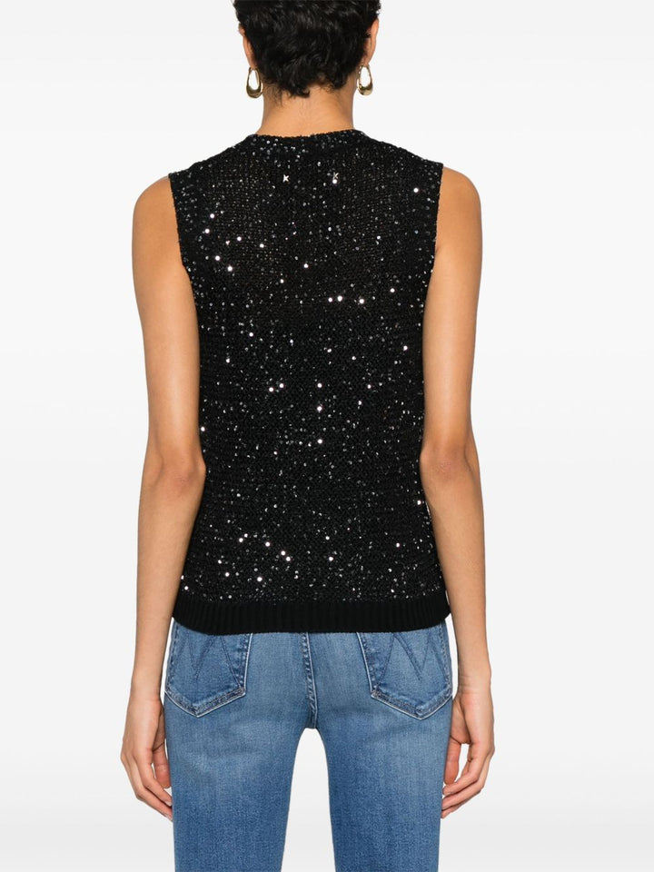 Golden Goose
Top smanicato con paillettes