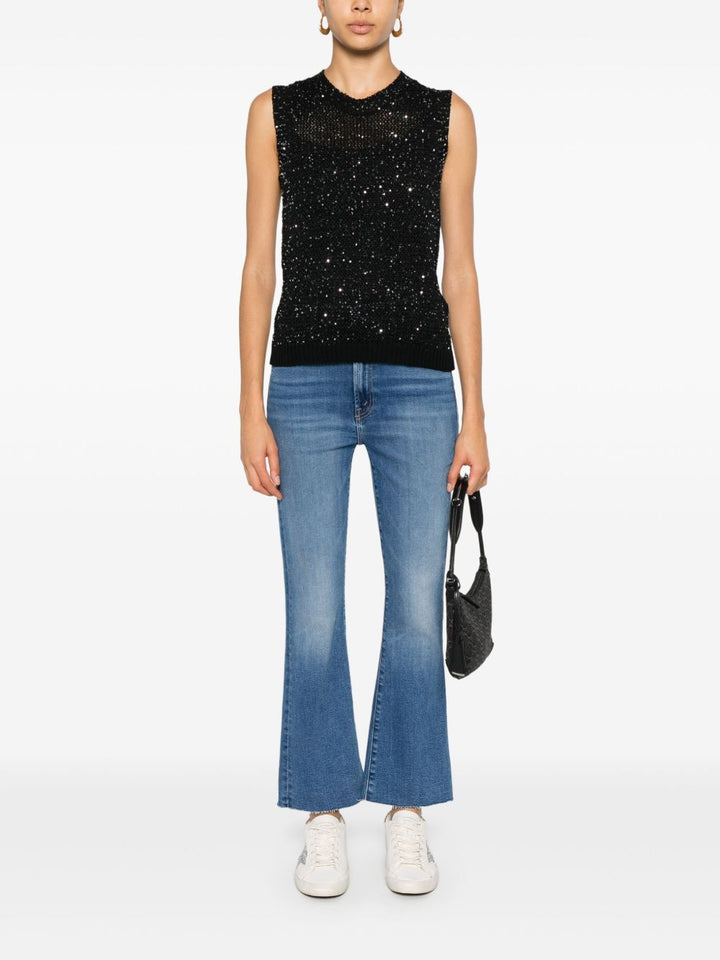Golden Goose
Top smanicato con paillettes