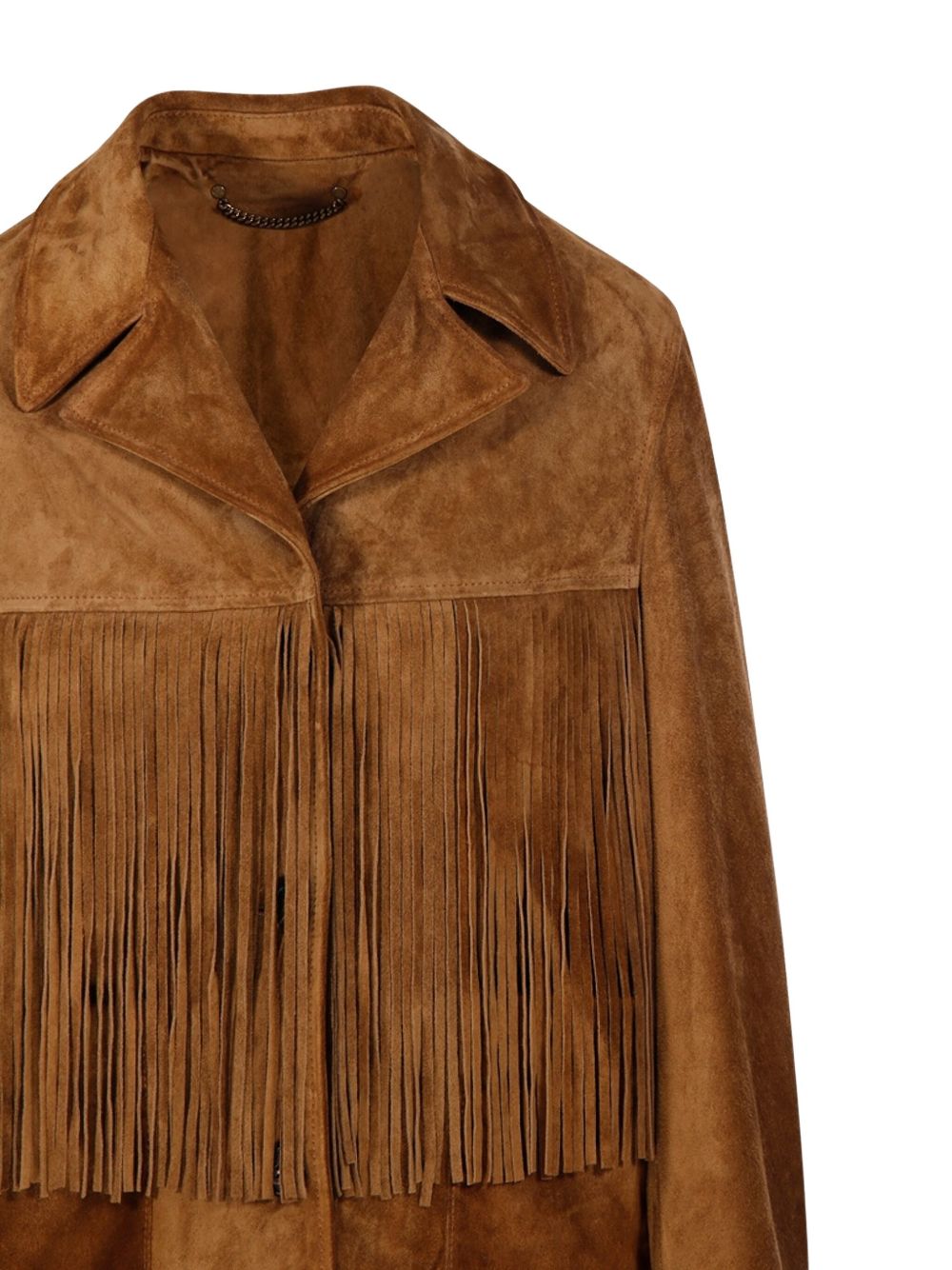 Golden Goose
Giacca biker in pelle con frange