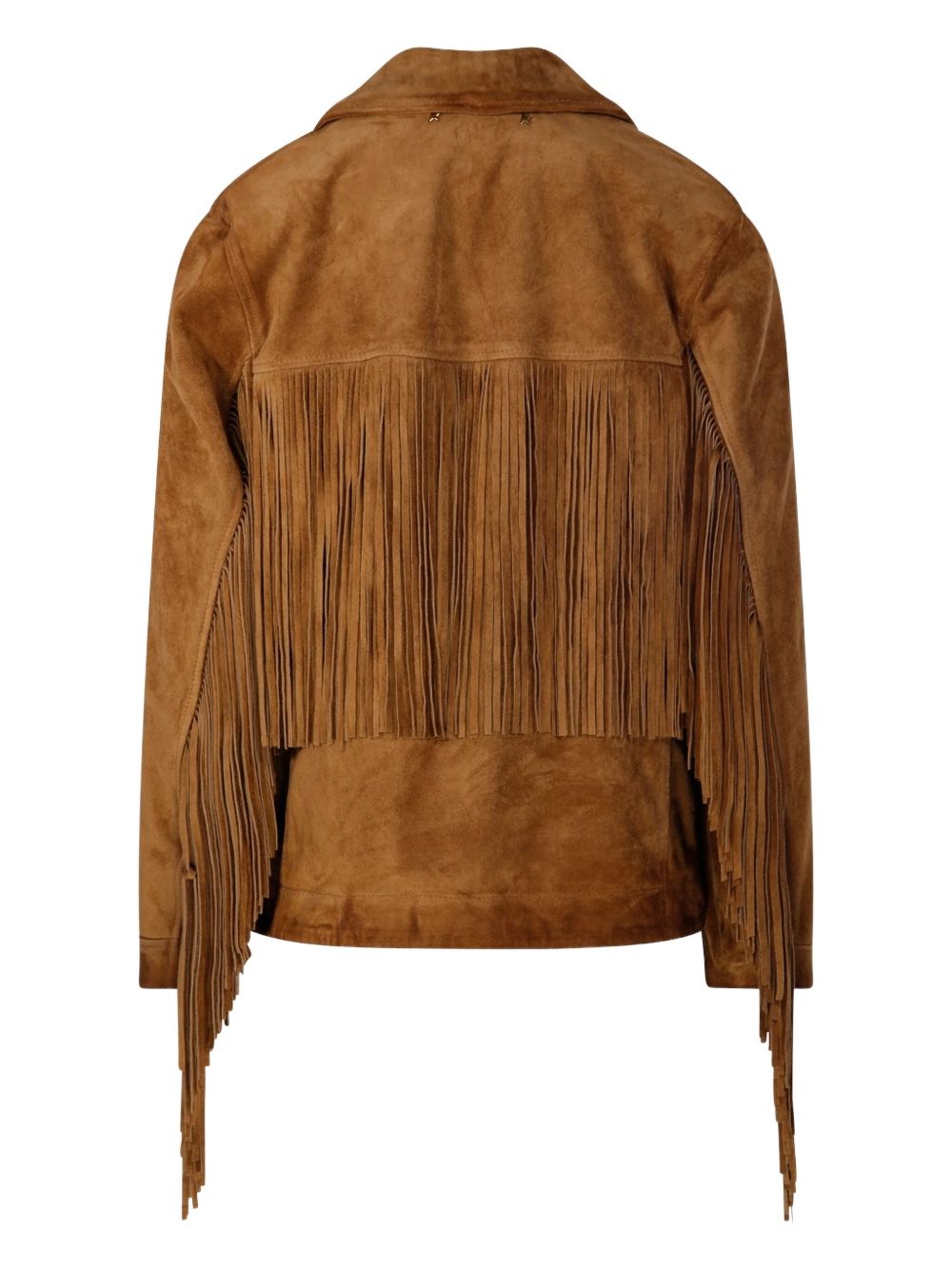 Golden Goose
Giacca biker in pelle con frange