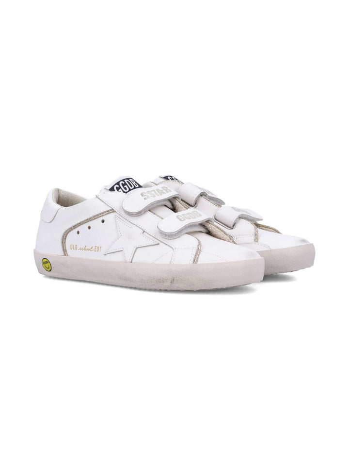 Golden Goose Kids
Sneakers con cinturino a strappo e stella