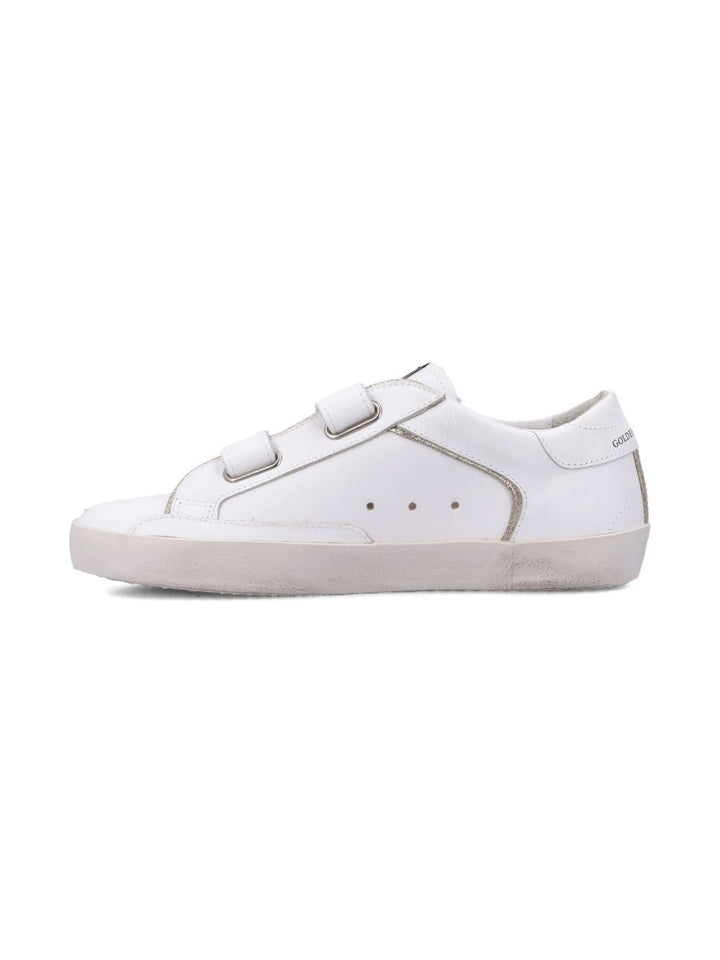 Golden Goose Kids
Sneakers con cinturino a strappo e stella