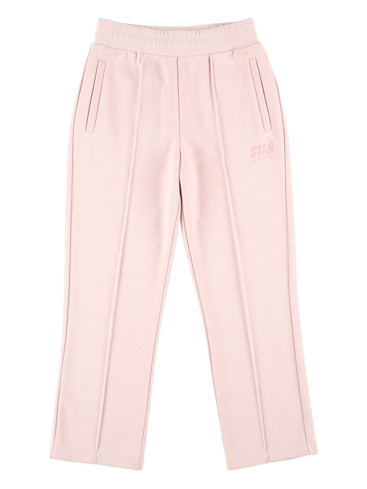 Golden Goose Kids
Pantaloni con pannelli a stella ricamati