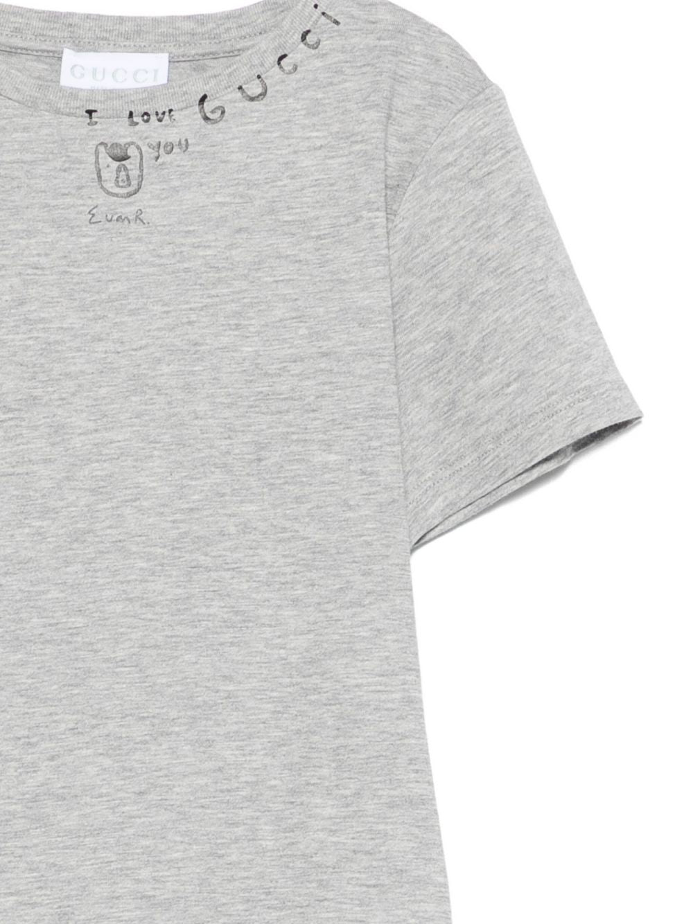Gucci kids T-shirt grigia