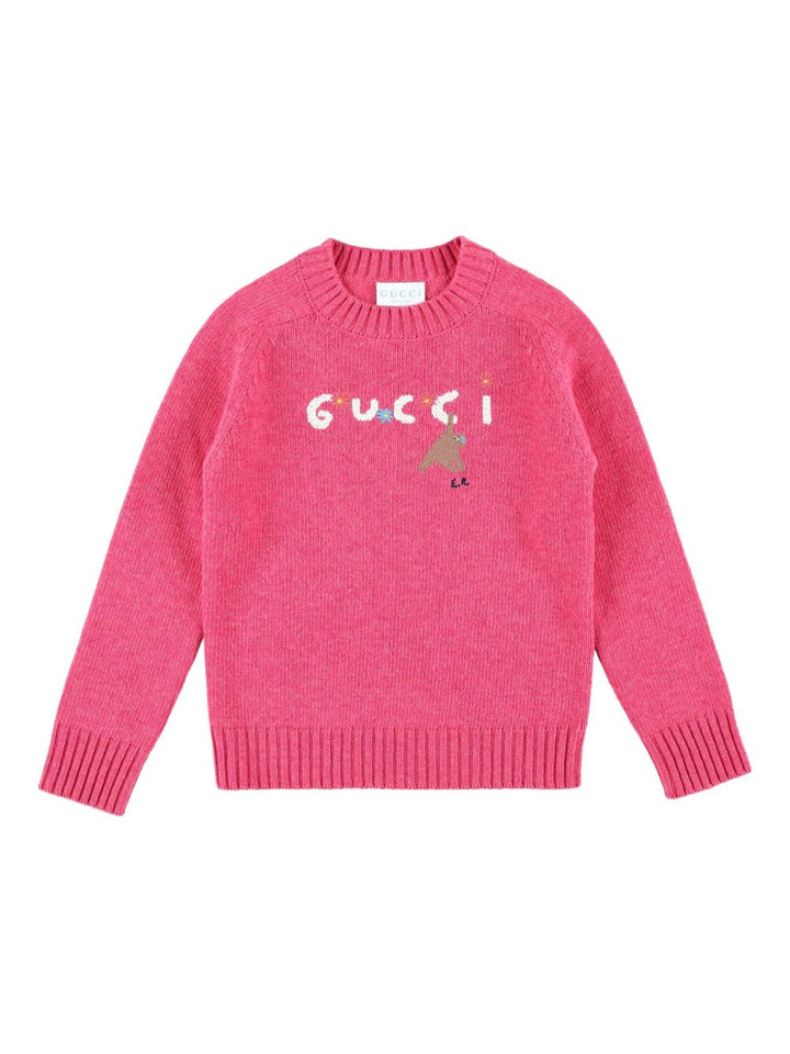 Gucci Kids, Maglione con ricamo
